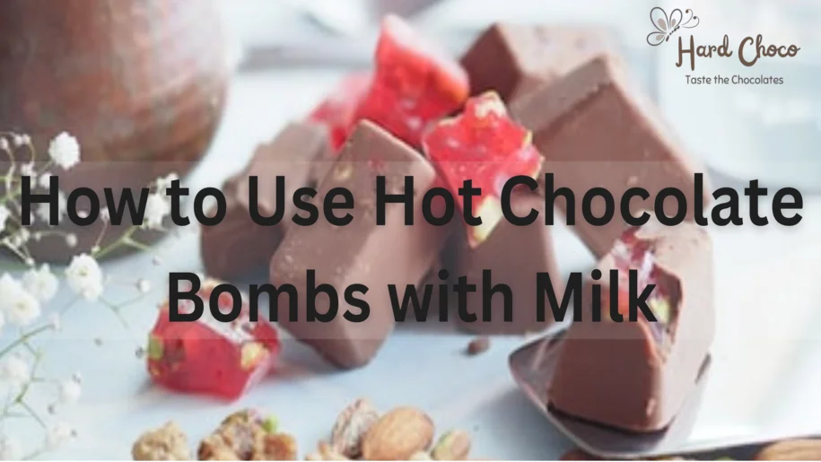 hot chocolate bombs with milk